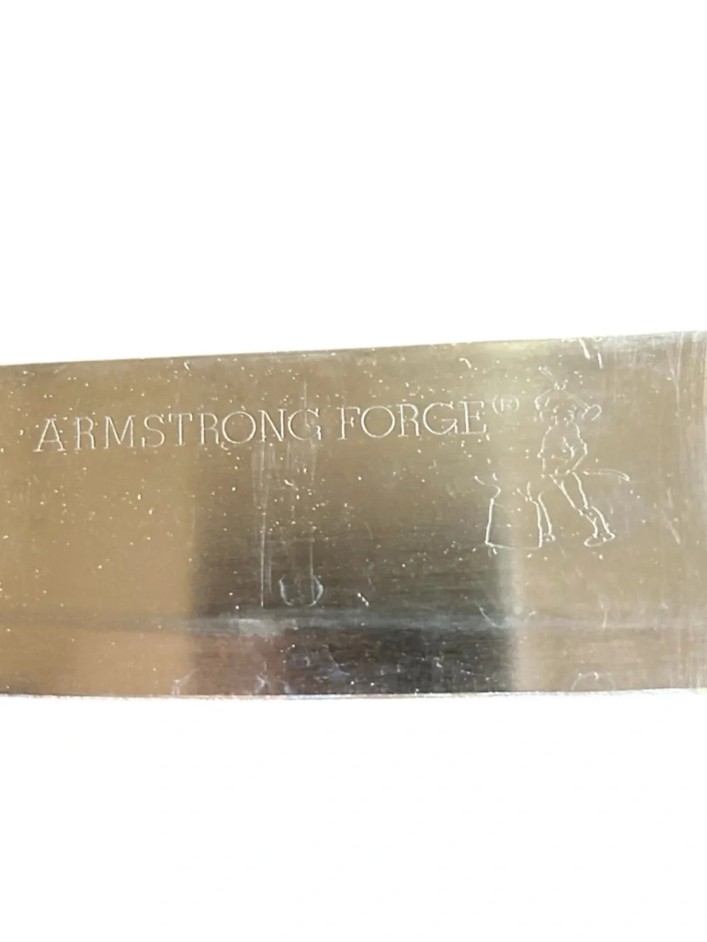 Vintage Armstrong Forge 8 Inch Blade Stainless Japan‎ Chef Knife Wood Handle